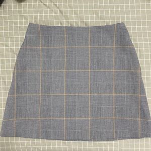 Aritzia plaid mini skirt